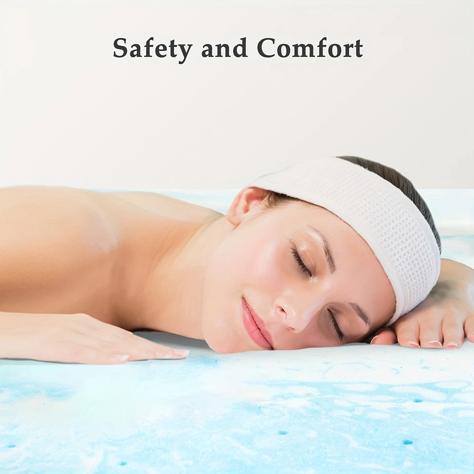 Premium Gel Memory Foam Mattress Topper US Certified Comfort Bed Pad for Cooling - Image 4 of 4