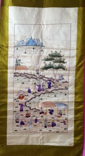 Textiles du XIXe siècle en soie