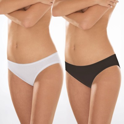Pompadour Damen-Bikinislips 5er Pack – Aus Baumwolle Mit Elasthan, Bequemer Hüftslip Für Jeden Tag