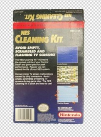 NES Nintendo Entertainment System Cleaning Kit With Box & Extras Rare Vintage