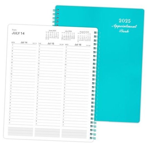 2025 Weekly Appointment Book & Planner - Daily Hourly Planner 2025, 8" x 10",