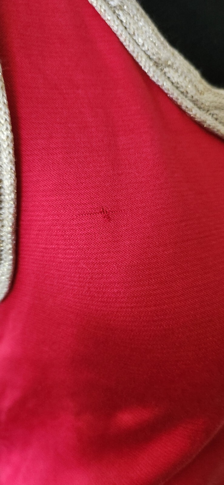 Top da donna rosso Yves Saint Laurent taglia M