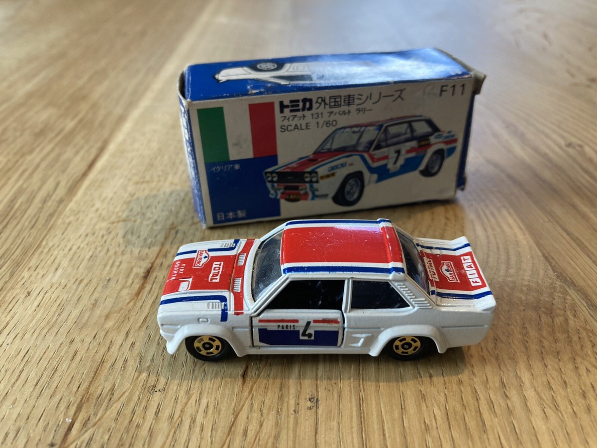 ★【レア】トミカ外国車シリーズF11 1/60 フィアット131アバルトラリー トミカ FIAT 131 ABARTH RALLY ☆【レア】トミカ外国車シリーズF11 1