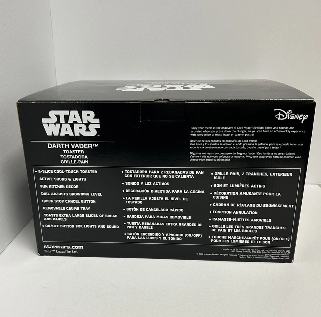 Uncanny Brands Star Wars Darth Vader Toaster