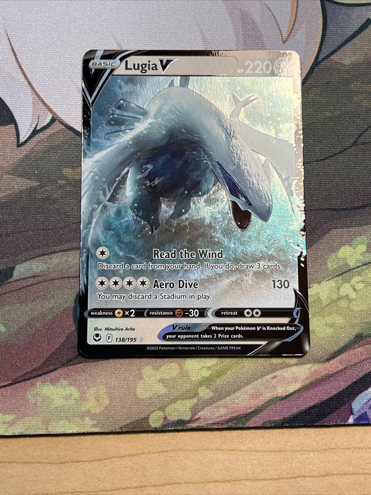 Pokemon Trading Card Game Sword & Shield Silver Tempest Single Card Ultra  Rare Lugia V #138