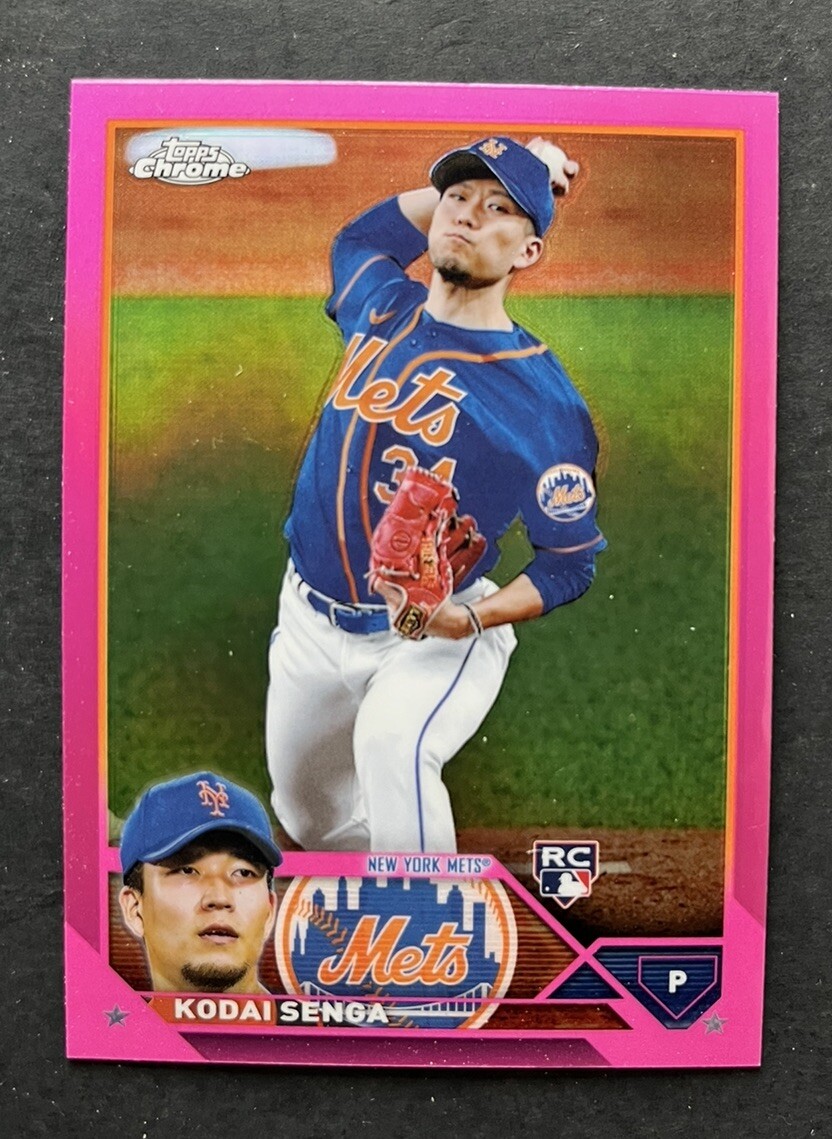 2023 Topps Chrome Kodai Senga Pink Refractor Rookie RC #217 Mets (k)