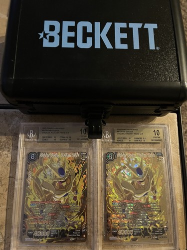 BGS 10 Golden Coolers plus case. Radiant Pride BT20-148 SCR  Dragon Ball Super