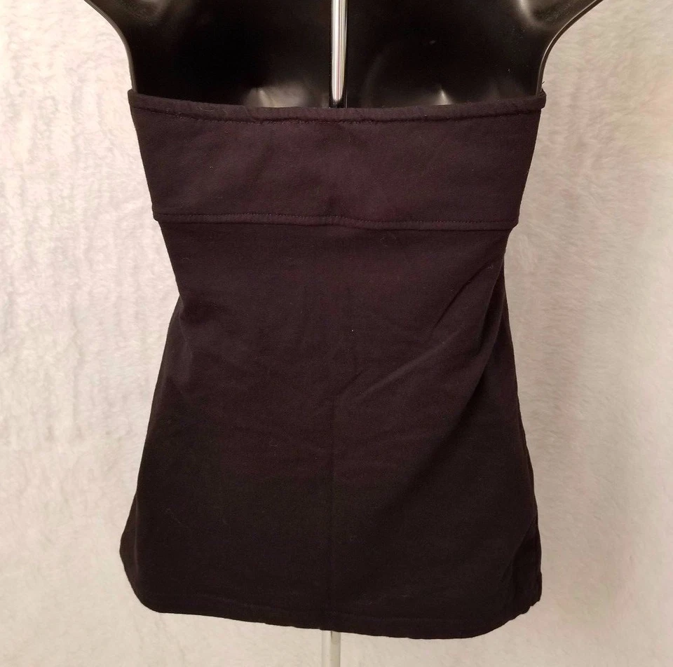 Rocawear Womens Shirt Top Blouse Size M Medium Black Silver Logo - Image 4 of 4