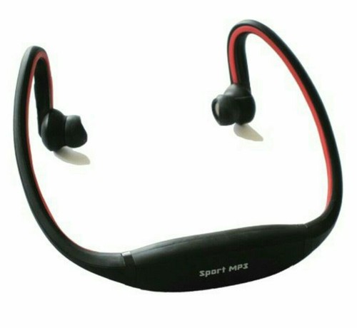 LETTORE MP3 CUFFIE SPORT RADIO FM INTEGRATA AURICOLARI SENZA FILI SLOT  MICRO SD | eBay