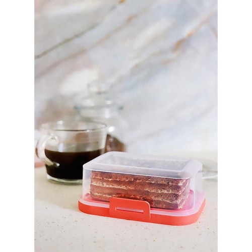 2 x Stapelbare Butterdose, Plastik-box-dose, Kunststoff-Dose, BPA-frei mint-grün - Bild 4 von 6