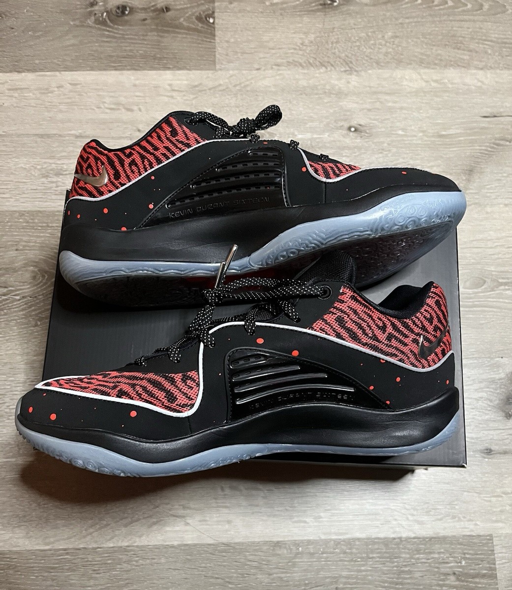 Nike KD 16 Slim Reaper Black Metallic Silver Red (DV2917 004