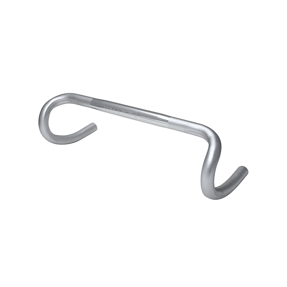 Soma Highway One Compact Drop Road Handlebar 42cm x 26.0mm Silver
