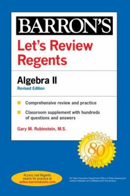 Lets Review Regents: Algebra II Revised Edition (Barrons Regents NY) - GOOD