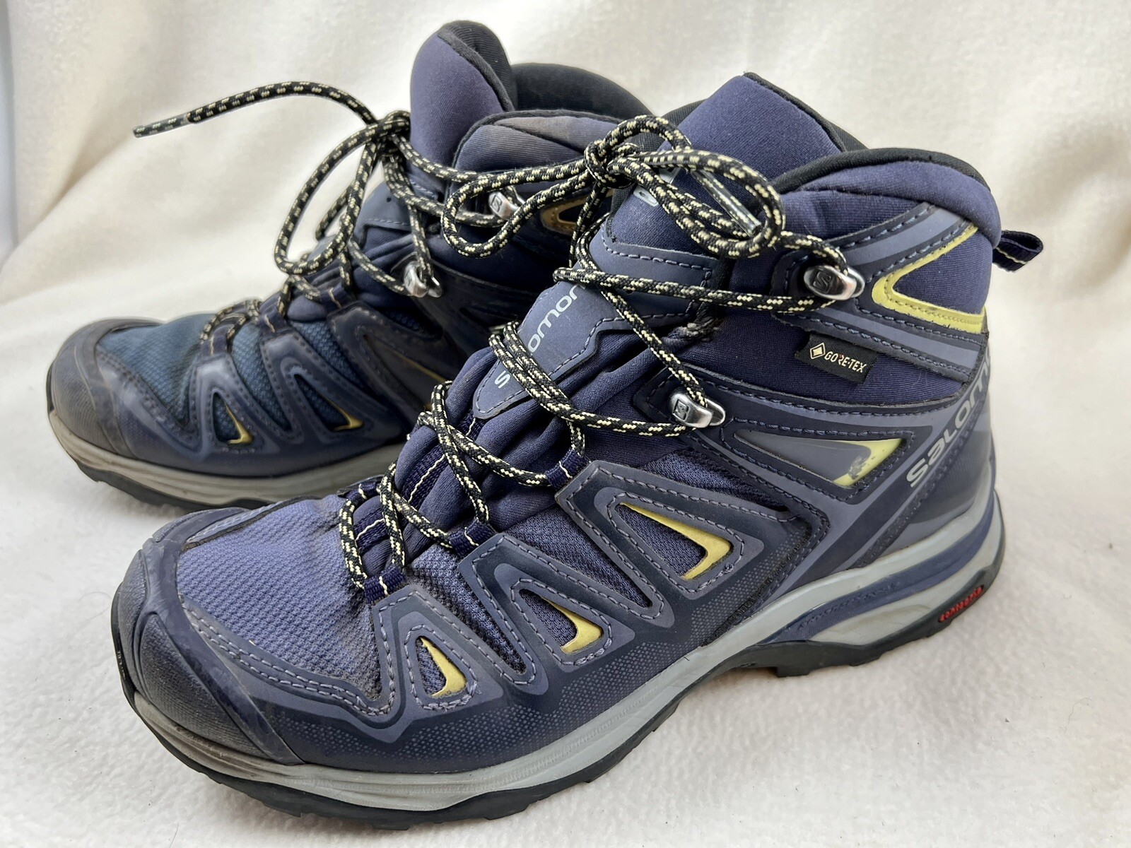Salomon 398691 X Ultra 3 Mid Top GTX Stivali da Trail Donna Punta Larga Escursionismo Blu 7