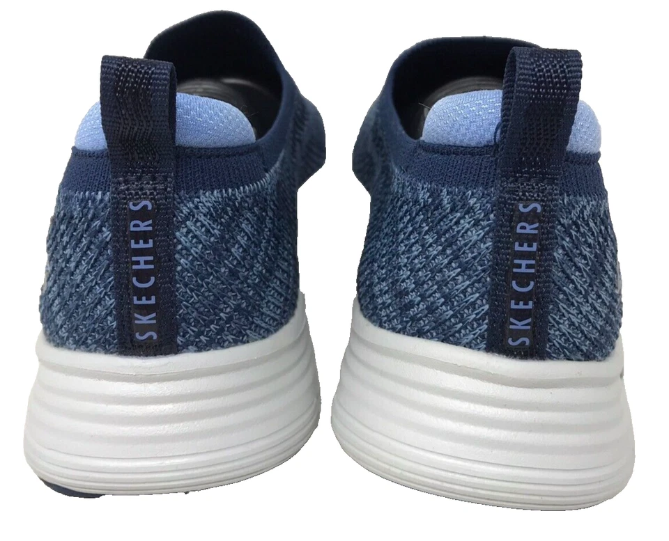 Skechers Women's Arch Fit Vista Slip On Walking Shoes Navy Size:7.5 192J - Image 3 of 4