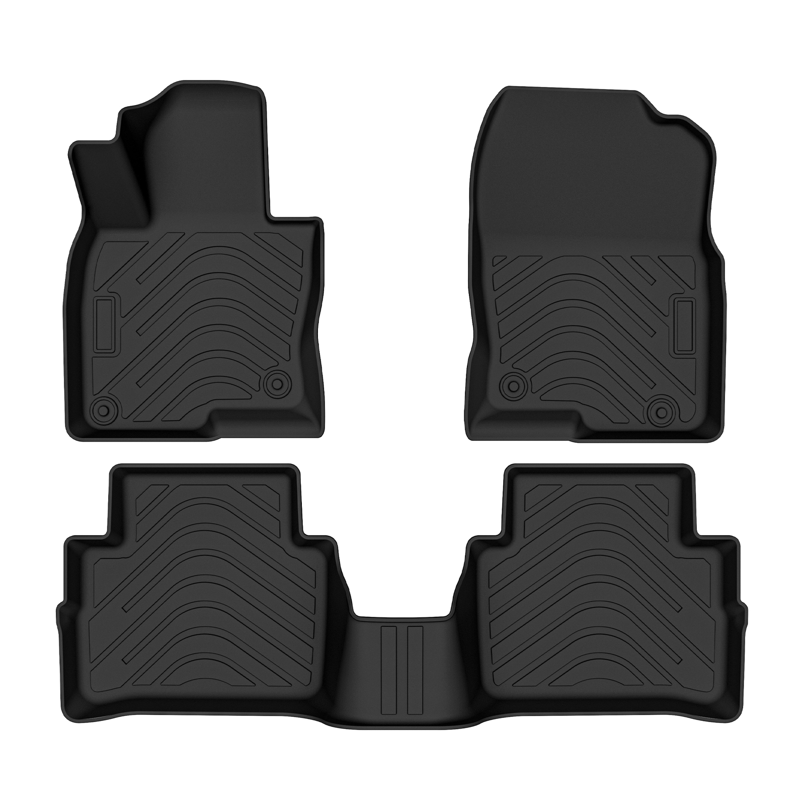 2017-2024 Mazda CX-5 All-Weather Heavy Duty Non-Slip TPE Floor Mats