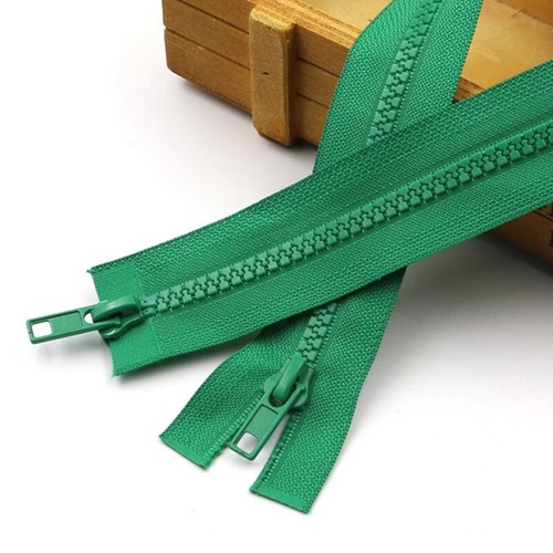 Resin Teeth #5 Zipper Slider Open End TWO WAY ZIP 50CM -200CM For Jacket/Coat - Picture 9 of 23