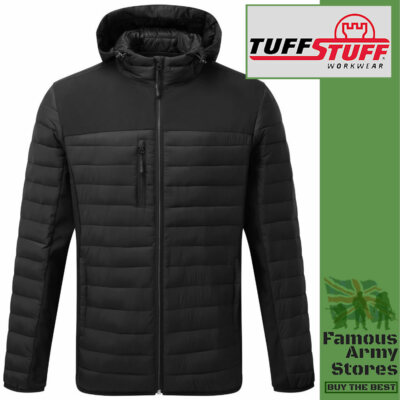 TuffStuff Hatton Softshell Padded Hooded Jacket Water Resistant & Windproof Coat