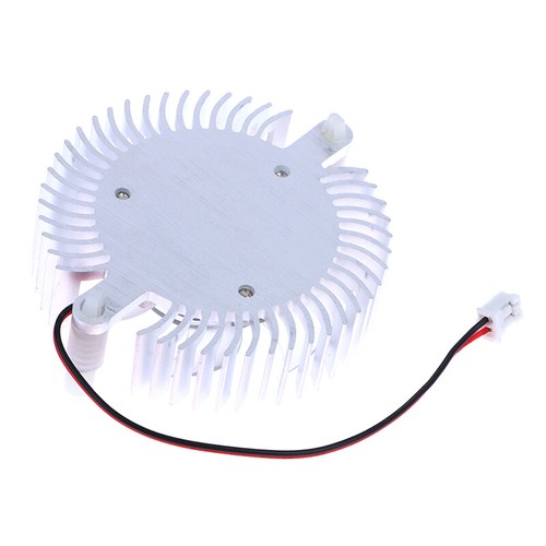 55mm Aluminum Heatsink And 12V Fan Combination Radiator Round Cooler Silent Fan - Zdjęcie 10 z 12
