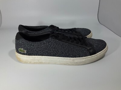 LACOSTE trainers size 10 fabric style thick rubber sole sports casual |  eBay UK