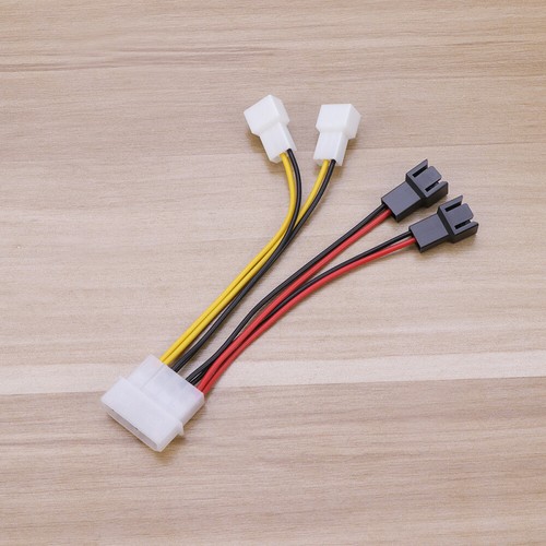 Fan Cable Extender 4-Pin Cable Splitter Cable Pc Fan Extension Cable - Afbeelding 8 van 11