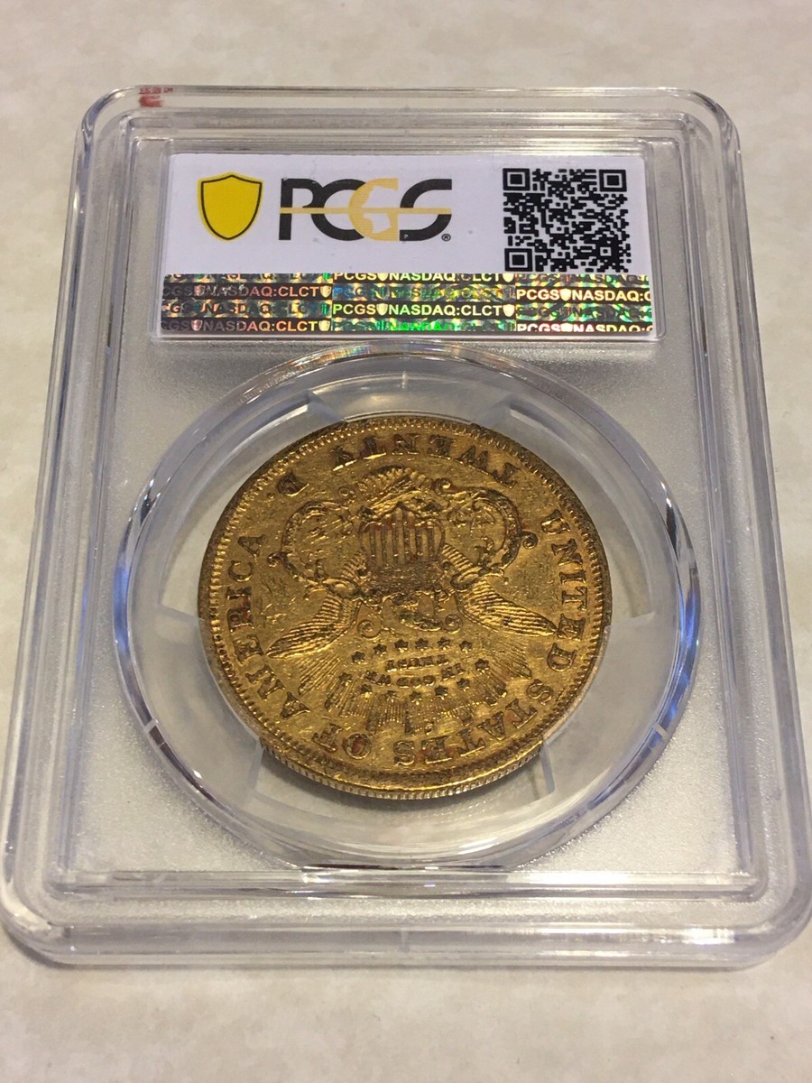 1867 XF45 PCGS $20 Liberty Double Eagle Gold Coin nicely struck