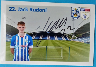 実使用サイン入り 2022/23 ハダースフィールド 22番 ジャック・ルドニ