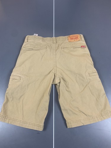Lot Of 2 Levi’s Boys Pants Size 14 And Shorts Size 16 Khaki/Tan - Picture 3 of 13
