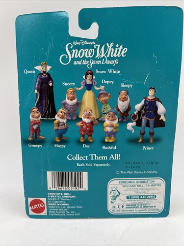 Snow White & Seven Dwarfs Snow Evil Queen Action Figure Mattel 1993 Vintage NEW - Picture 4 of 4