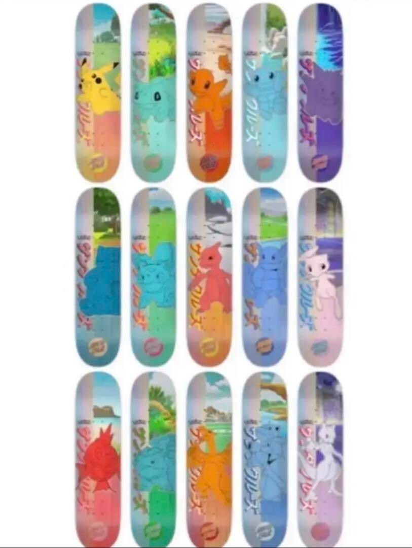 POKEMON x Santa Cruz LIMITED EDITION SKATEBOARD Assorted POKEMON x Santa Cruz LIMITED EDITION SKATEBOARD Assorted