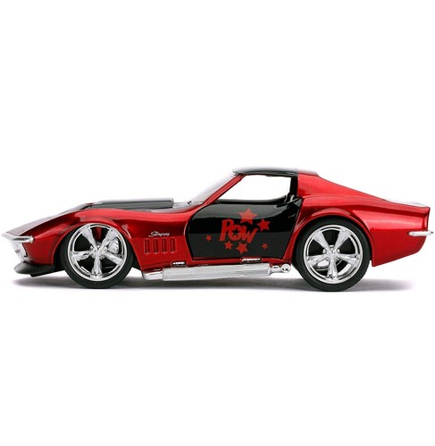 Chevrolet Corvette Stingray 1969 DC Comics Harley Quinn Jada coche diecast 5" 1:32 - Imagen 6 de 11