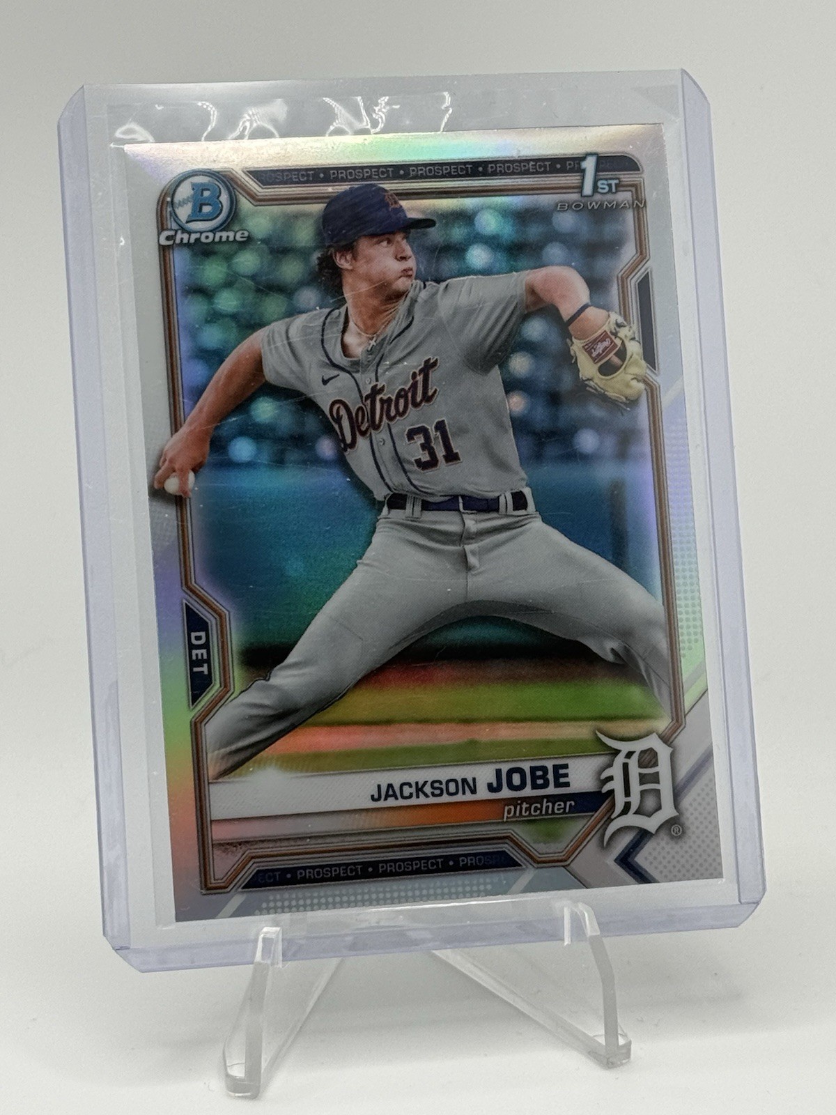 2021 Bowman Draft - Chrome Jackson Jobe #BDC-69 Refractor (RC)