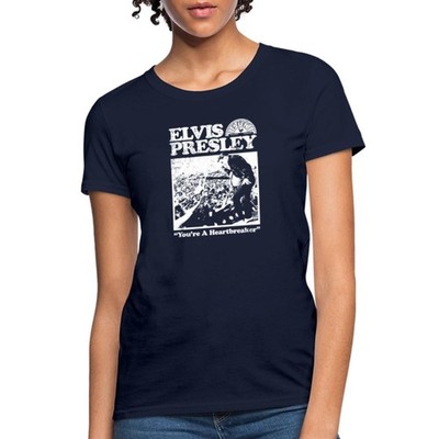 Elvis Presley You're A Heartbreaker White Women's T-Shirt
