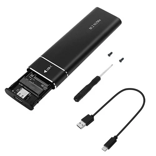 Nvme Adapter M2 SSD Gehäuse USB 3.1 Typ-C Externes Protokoll M und für 5743