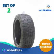 Set Of 2 Used 23545r18 Bridgestone Turanza El440 94v - 5.532 Set Of 2 Used 23545r18 Bridgestone Turanza El440 94v - 5.532