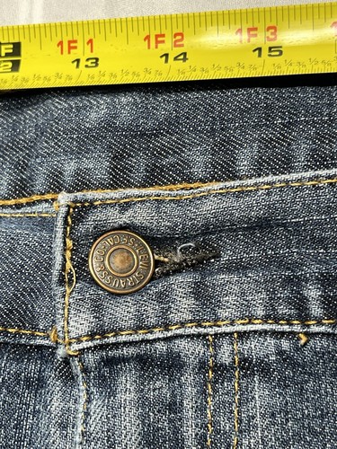 Levis 550 Jeans Mens 52X32 Blue Denim Distressed Relaxed Fit Pockets Modern - Picture 7 of 13