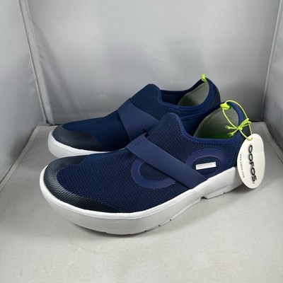 Oofos OOMG Mesh Shoes Mens Size 8.5 Comfort Slip On Recovery Walking Blue Men main image 3