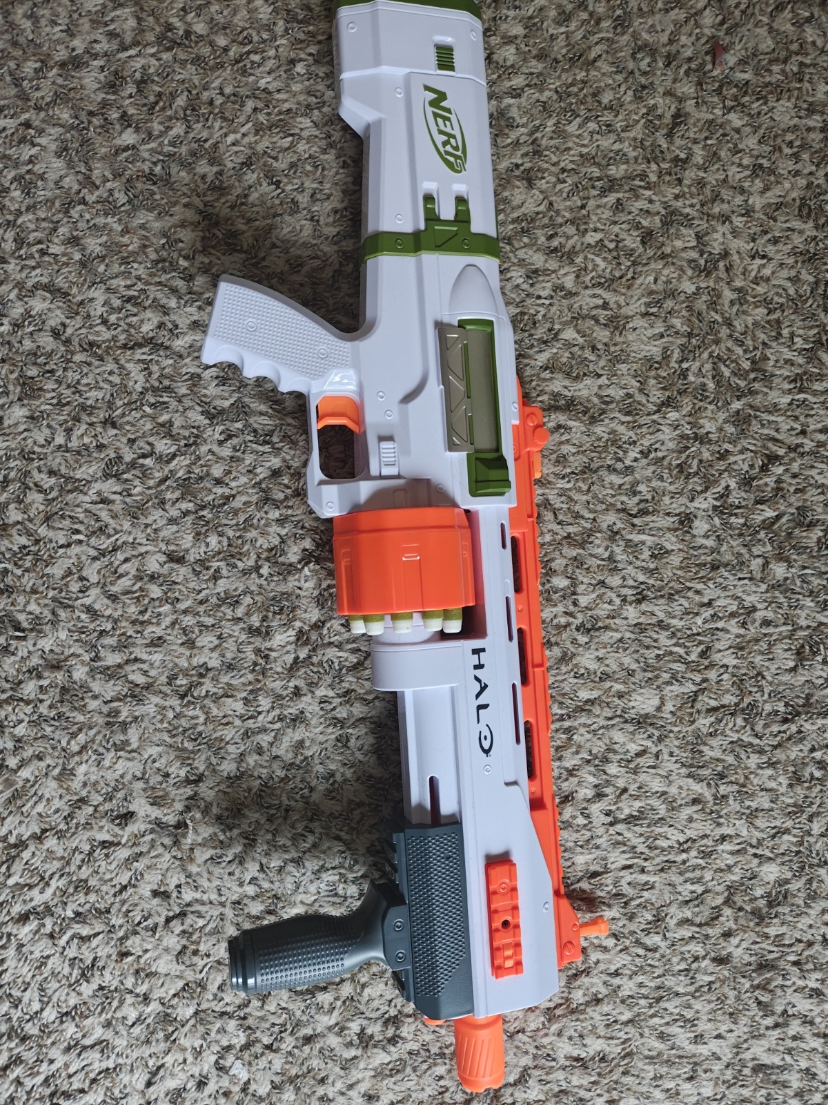 Halo NERF Gun Shotgun Bulldog SG Dart Blaster Pump Action 