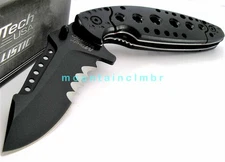 MTech Tactical Defense Ballistic Karambit Spring Assisted Opening Knife MTA806BB