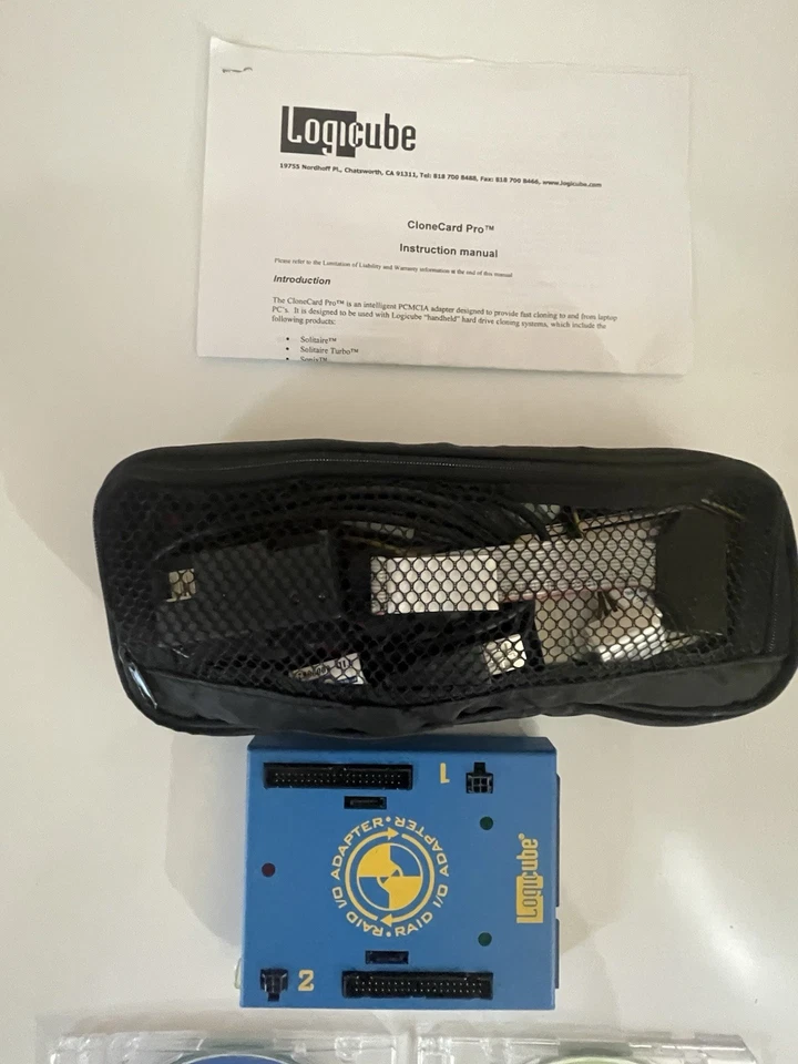 Logicube Forensic F-Talon Cloner Drive Kit w/Accessories - Complete /New Open - Image 3 of 4