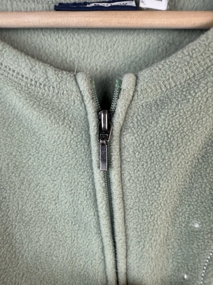 Chaqueta polar vintage Croft And Barrow para mujer talla 3X savia muñecos de nieve vacaciones de invierno Foto 4 de 4