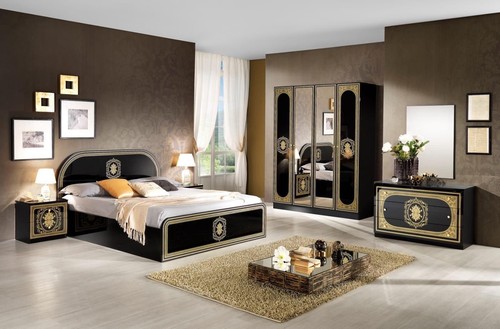 New Rio Luxury Design Italian Bedroom Set With 4 Door And 6 Door On Sale Now - Picture 2 of 4