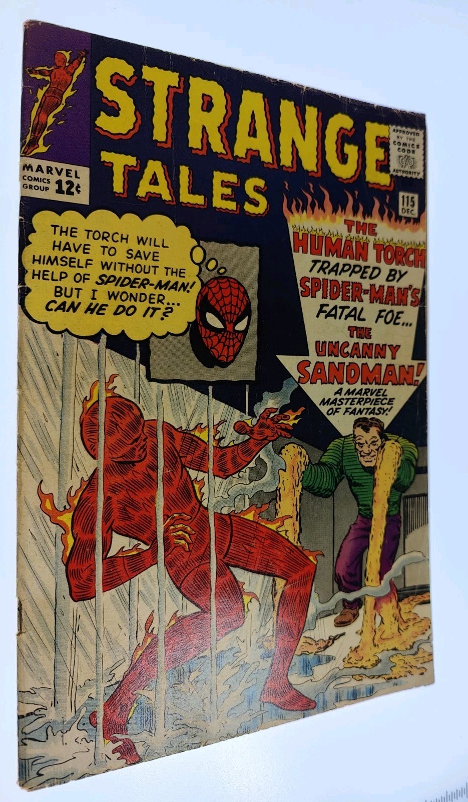 STRANGE TALES #115 FN- 5.5 MARVEL Doctor 1963 2nd Sandman Ditko Stan Lee 1st Dr. thumbnail 3