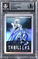 Davante Adams Signed 2023 Rookies & Stars Thrillers Silver #16 BGS Auth Auto