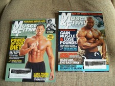 2 MUSCLE & FITNESS 2008 Weider BODYBUILDING Arnold BRUCE LEE WORKOUTS Bench GYM