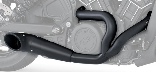 2015-18 Indian Scout Freedom Performance Turnout 2-1 Pitch Black Series IN00083