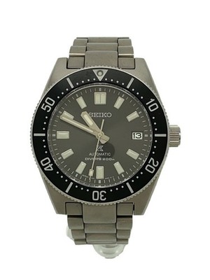 SEIKO Automatic Watch Analog Stainless BLK SLV SS 6R35 00P0 From Japan