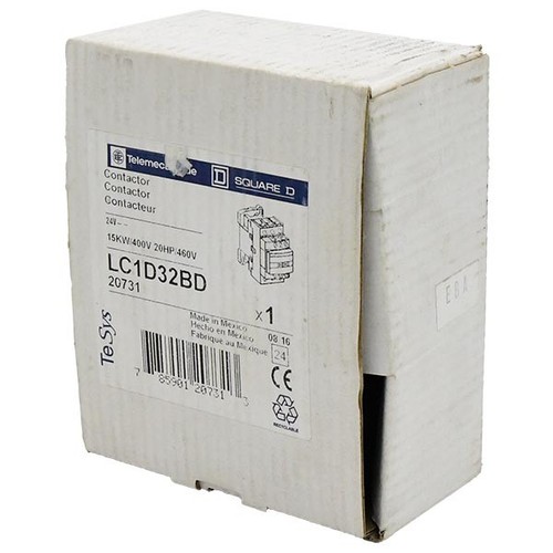 LC1D32BD Telemecanique 32A 24VDC IEC Contactor -SA - Picture 2 of 2