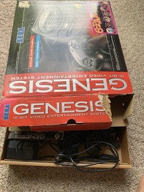 SEGA Genesis Model 2 Console Bundle w/ Box, Manual, Sonic, 6-in-1, Cords
