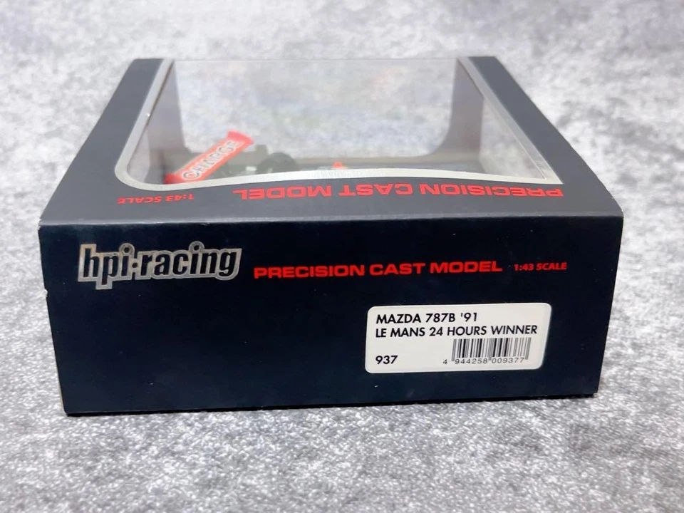 Duty Free! Mini coche de apertura diecast hpi 1/43 Mazda 787B #55 LM1991 stock de Japón Foto 3 de 3